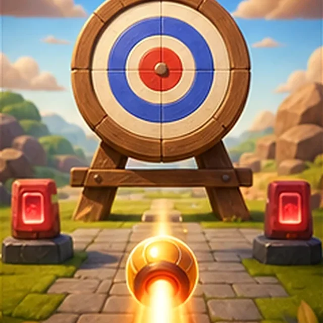 Aim Lab 3D gameplay scene from the authorized PIXORA artwork.