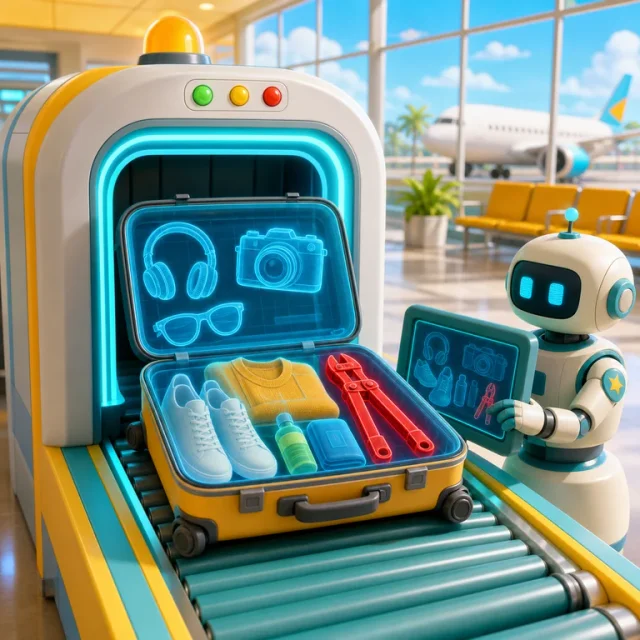 Airport Security 3D gameplay scene from the authorized PIXORA artwork.