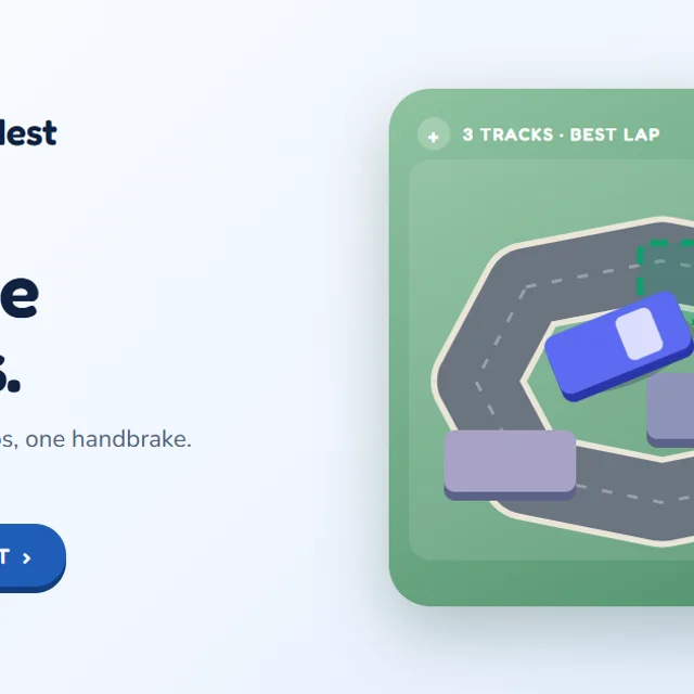 Drift Circuit gameplay artwork from the authorized TinyGameNest source.