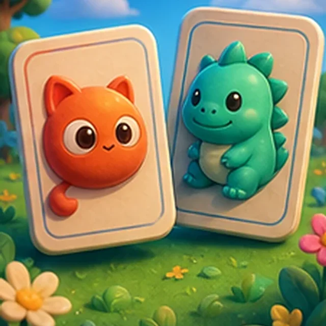 Memory Flip gameplay scene from the authorized PIXORA artwork.