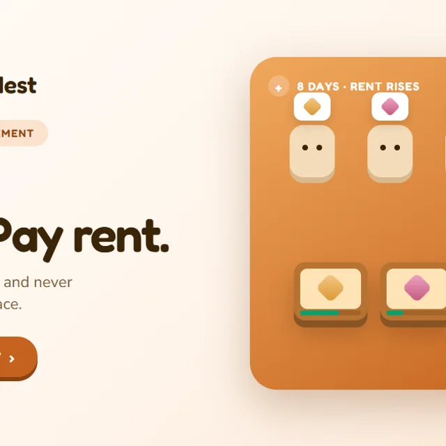 Nest Bakery gameplay artwork from the authorized TinyGameNest source.