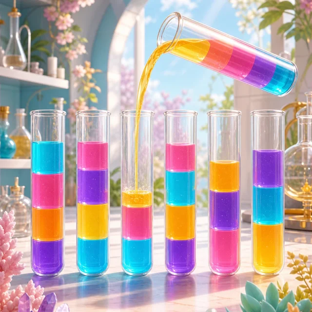 Water Sort 3D gameplay scene from the authorized PIXORA artwork.